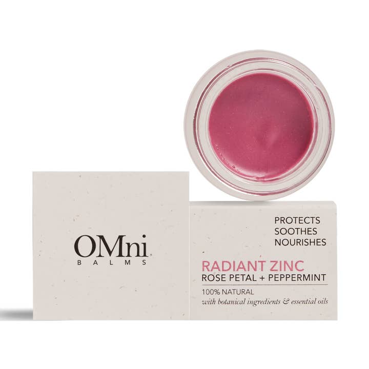 OMni Radiant Zinc Rose Petal for wholesale by OMni Balms