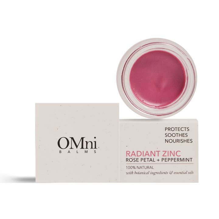 OMni Balms - Wholesale Lip Balm - OMni Radiant Zinc Rose Petal