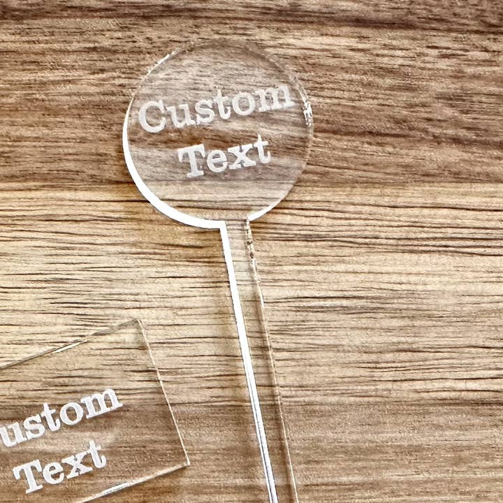 B4homemade, LLC - Wholesale Drink Stirrer - Swizzle Sticks - Custom Text0