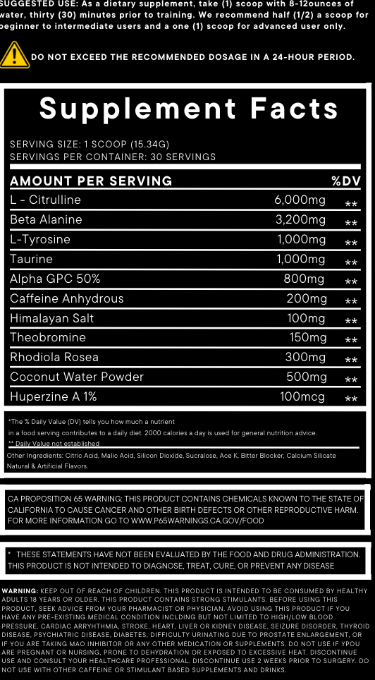 Flight Line Supplements – wholesale Oral supplement/vitamin – "LIMITLESS" Iced Cherry Tucson Collaboration2