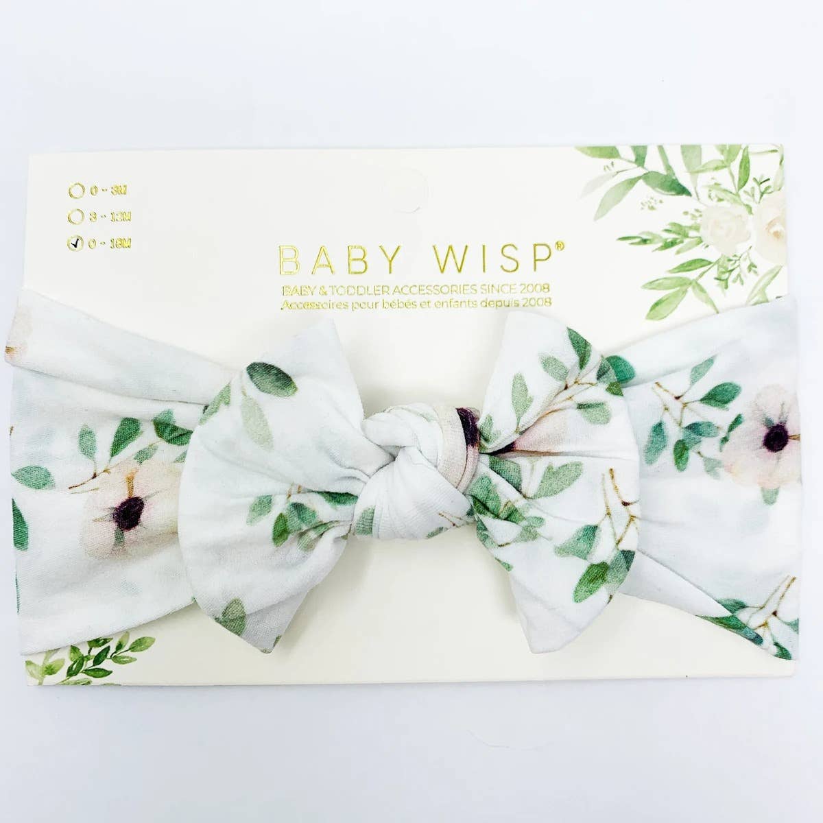 Baby Wisp - Vente Bandeau – bébé - Bandeau à motifs mignons - Style floral lent.2