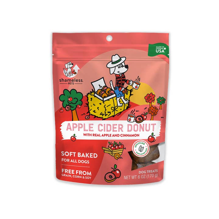 Shameless Pets - Wholesale Pet Treats - Dog - Apple Cider Donut Soft-Baked Dog Treats