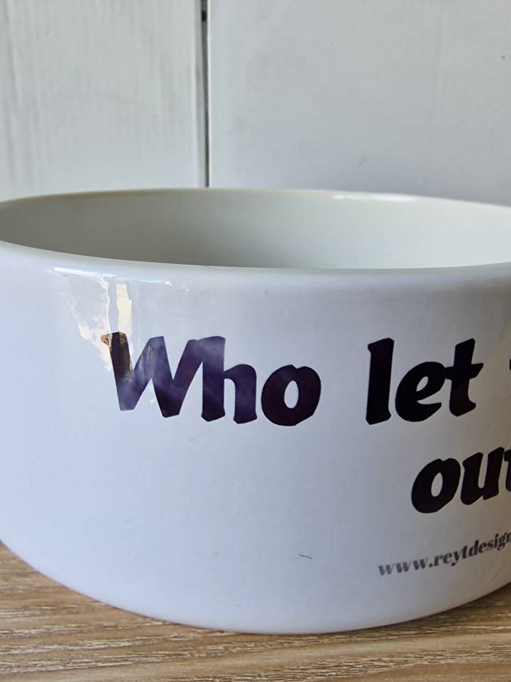 CLEARANCE - Ceramic Dog Bowl for wholesale by Reyt Designs