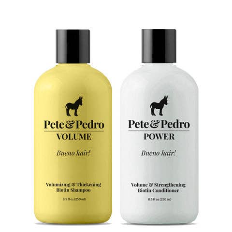 Pete & Pedro - Vente Shampoing – homme - Shampooing volumisant et épaississant à la biotine VOLUME10