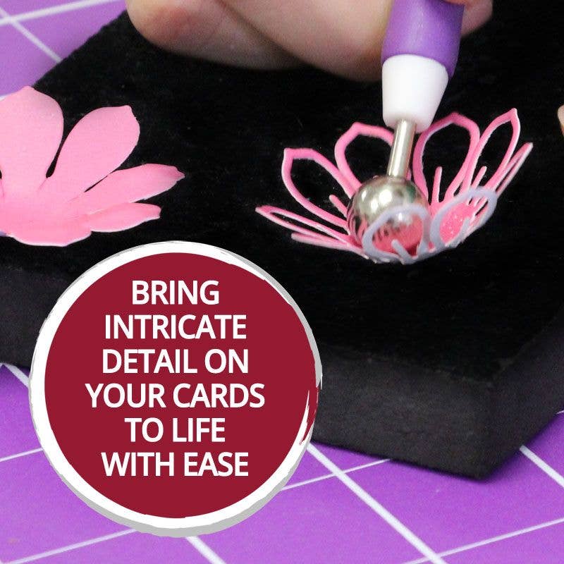 Ecstasy Crafts Distributing – Utensílio para artesanato por atacado – Ferramentas de artesanato Premier - Conjunto de ferramentas de estampagem e modelagem2