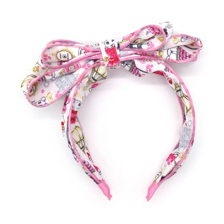 Claris - The Chicest Mouse in Paris™ Fashion Claris Headband with Bow | Pack of 3 for wholesale by Pink Poppy USA