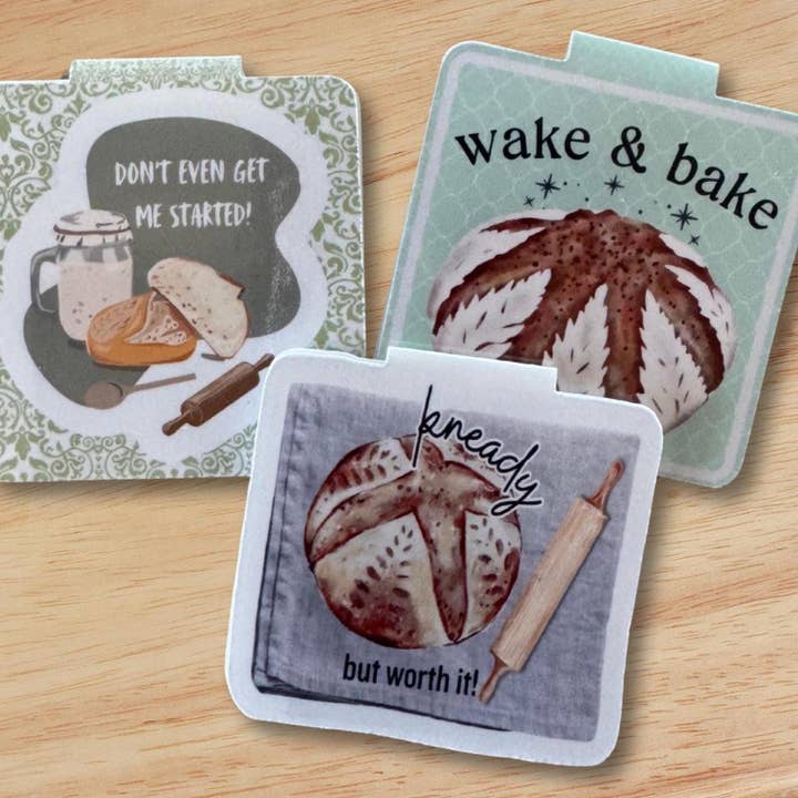 Segnalibri Magnetici per Panificazione con Lievito Madre per Panettieri per la vendita all'ingrosso da parte di Readers Gonna Read