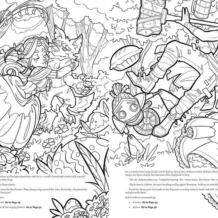 Insight Editions - #1 Pop Culture Publisher - Wholesale Coloring & Activity Book - Adult - Critical Role: Fearne Calloway’s Fey Fantasy - SALE!5