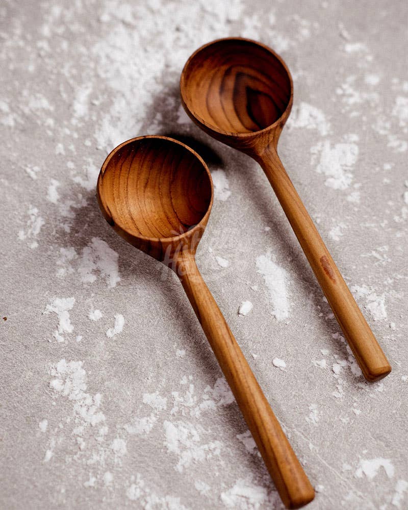 Bali Harvest - Wholesale Measuring spoon - Teak Wooden Scoop - Flour Grain Rice Sugar Measuring Spoon4