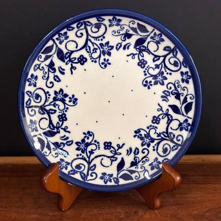 Assiette, Pain - 6,375" Zaklady - Blue Ivy pour la vente par Music City Polish Pottery
