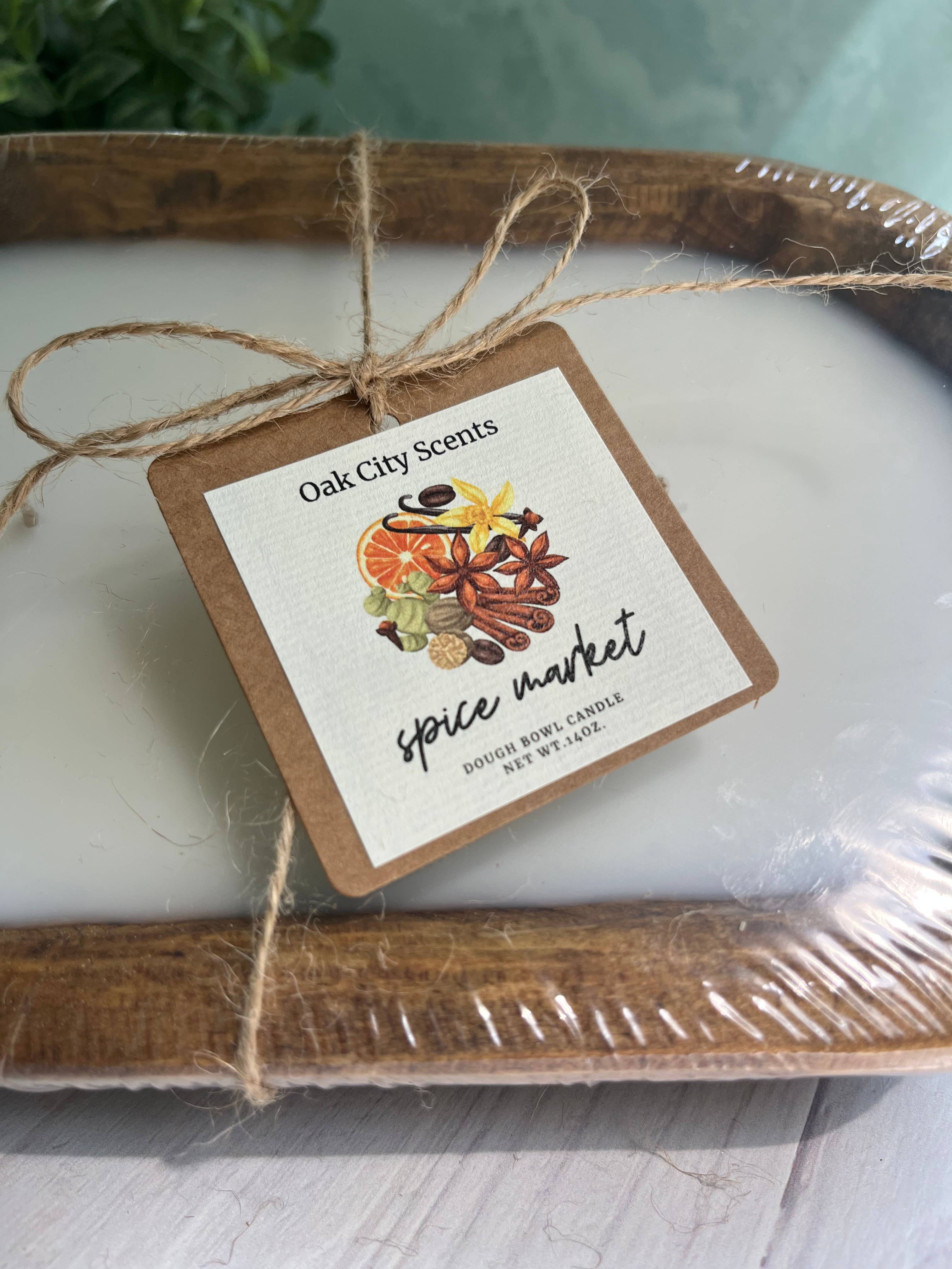 Oak City Scents - Wholesale Jar/Filled Candle -  Dough Bowl Candle 14 oz. Ready to Gift 18