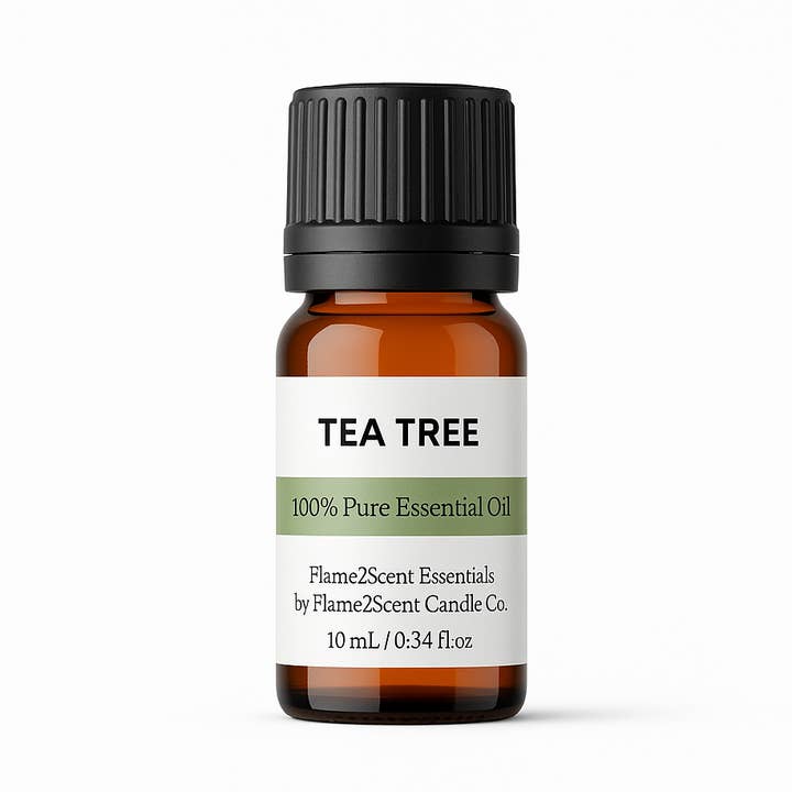 Tea Tree Essential Oil – 100% Pure | Cleansing & Purifying Aromatherapy Oil for wholesale by Flame2scent Candle Co.