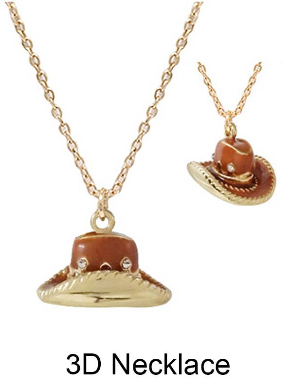 ( A113 ) WESERN THEME 3D PENDANT NECKLACE for wholesale by Jewelry Max