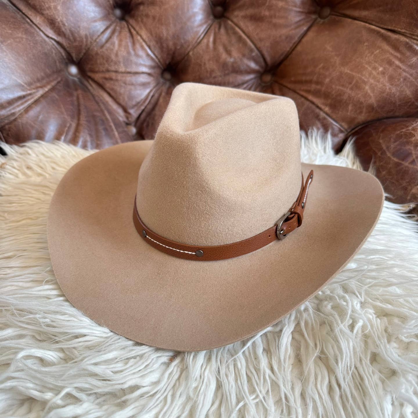 Bella Betty - Wholesale Cowboy Hat - Women's - Premium cowboy hat  Australian wool With Leather Belt 5