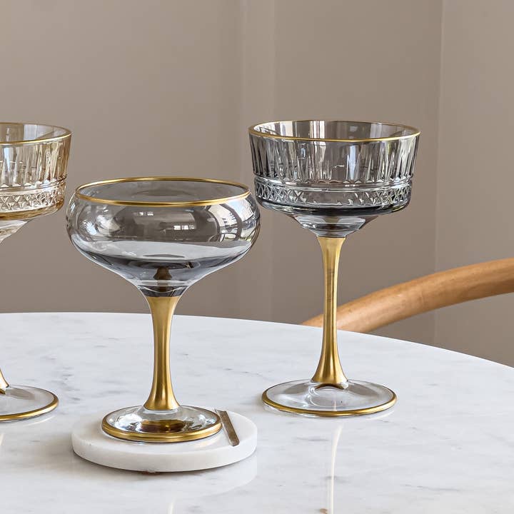 Alegria Glass – Großhandel Cocktail-/Schnapsglas – Frühlings-Vintage-Margarita-Gläser1