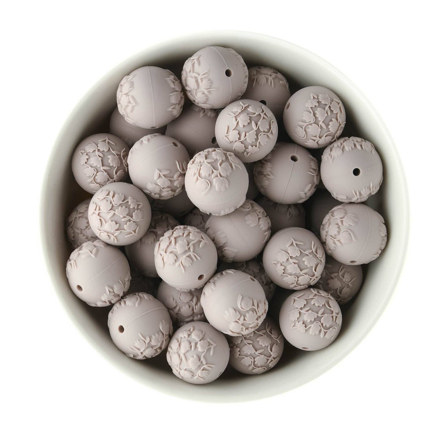 Cara & Co Silicone Craft Supply - Venta al por mayor Cuentas - Cuentas redondas de silicona con relieve19