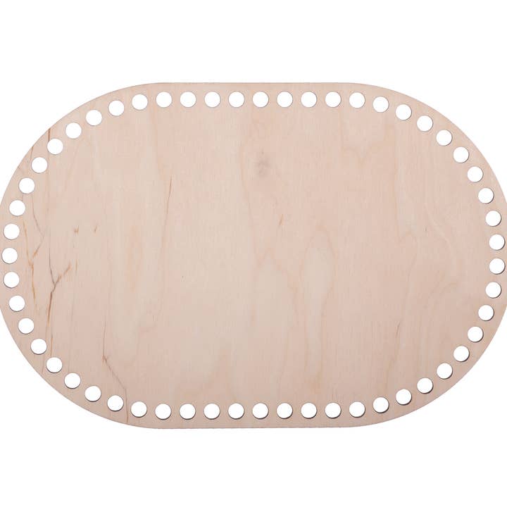 YourHobbyTools - Wholesale Knitting/Crochet Supplies - ROUNDED RECTANGLE WIDE wooden crochet basket bases5