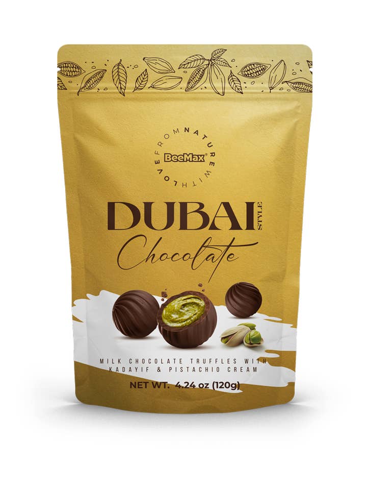 Beemax Dubai Chocolate Truffle Balls 4.24oz for wholesale by Beemax