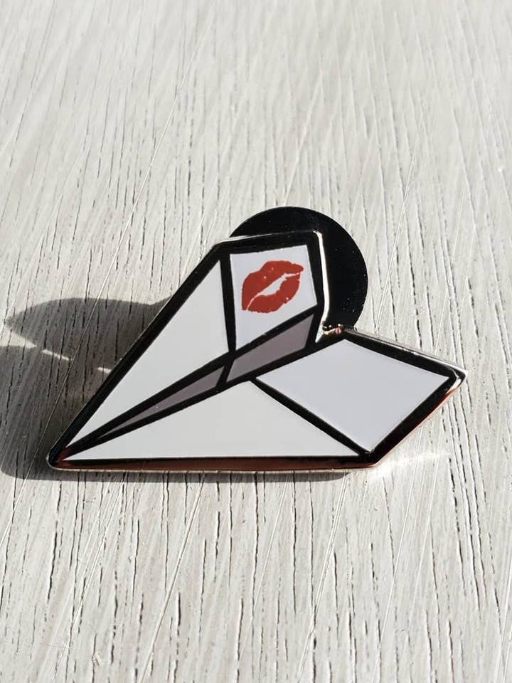 Love Letter - Enamel Pin for wholesale by Joan of Art