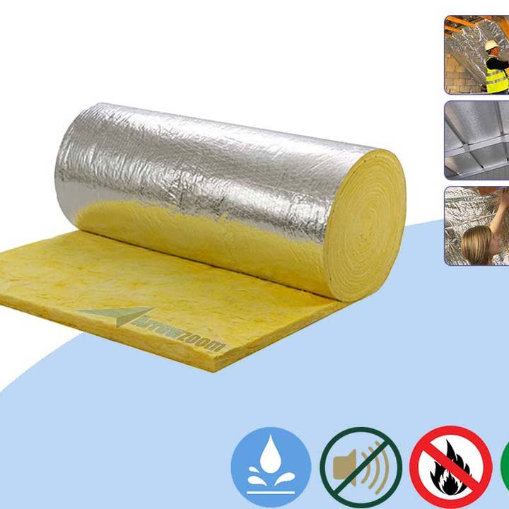 Laine minérale acoustique avec feuille d'aluminium KK1157 pour la vente par Arrow Zoom Limited