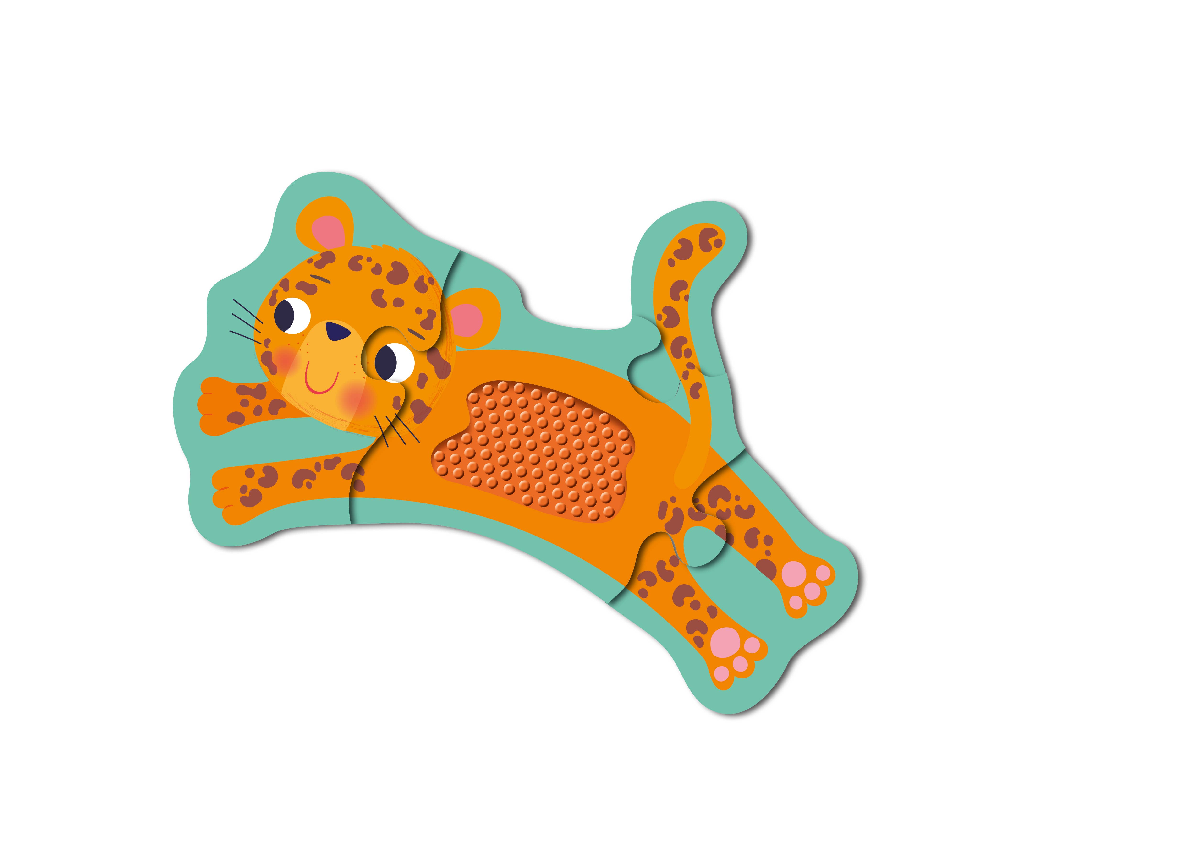 Robert Frederick Ltd - Wholesale Puzzle - Kids - In the Jungle Jigsaw Puzzles - Touch and Feel1