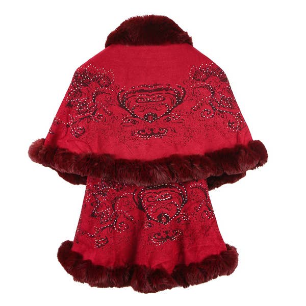 Nima Accessories Inc - Wholesale Cape - Women's - Ladies Faux Fur Winter Cape3