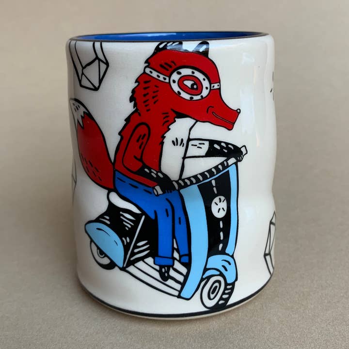 Lucky Fox Cup - Large for wholesale by The Bowl Maker