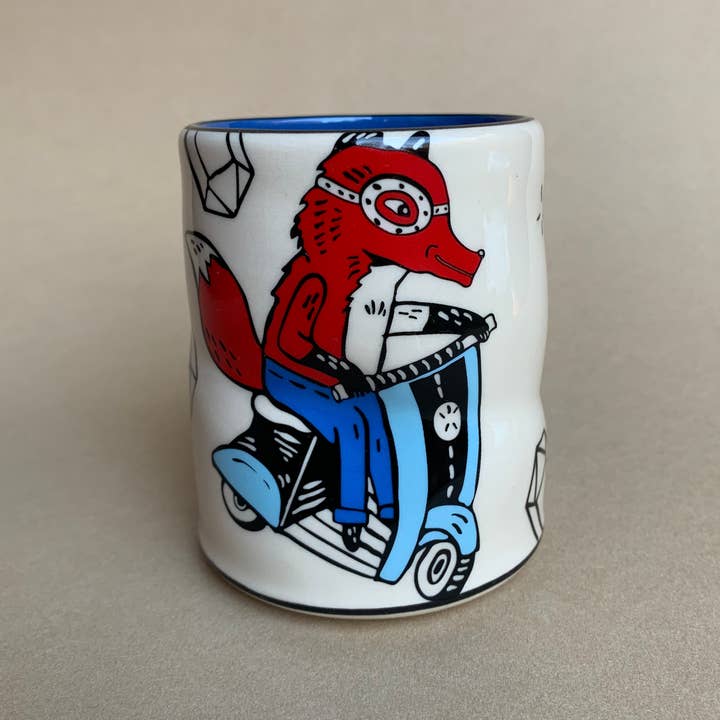 The Bowl Maker - Wholesale Coffee Mug - Lucky Fox Cup - Large