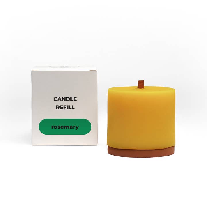 WOOD MOOD - Wholesale Pillar Candle - Spare Candle Refill4