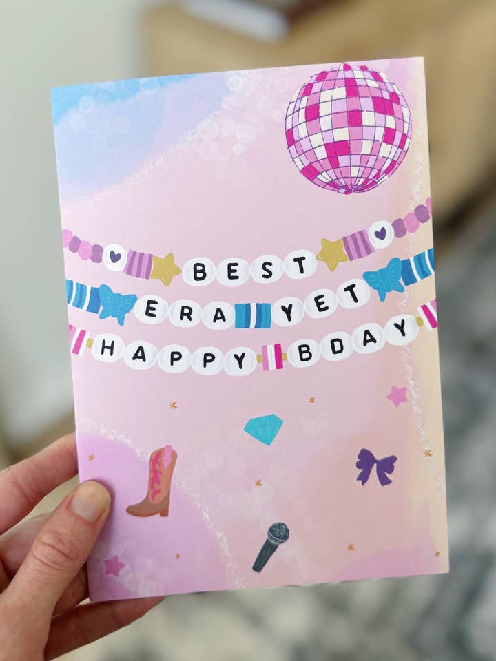 Best Era Yet Birthday Card for wholesale by Shea Lettering