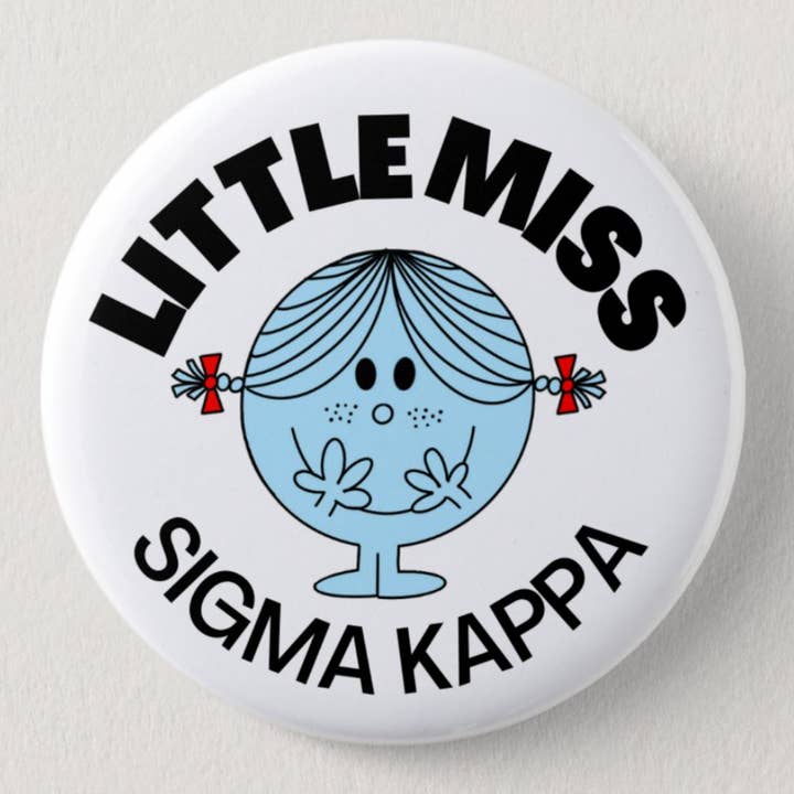 Speldagsknappen - Lilla Fröken - Sigma Kappa för wholesale av Made By Marissa Art