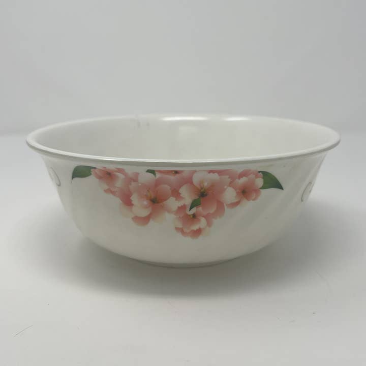 USA HomeMax - Wholesale Bowl - Melamine Soup Bowl Ribbed Assorted Floral Patterns & Size1