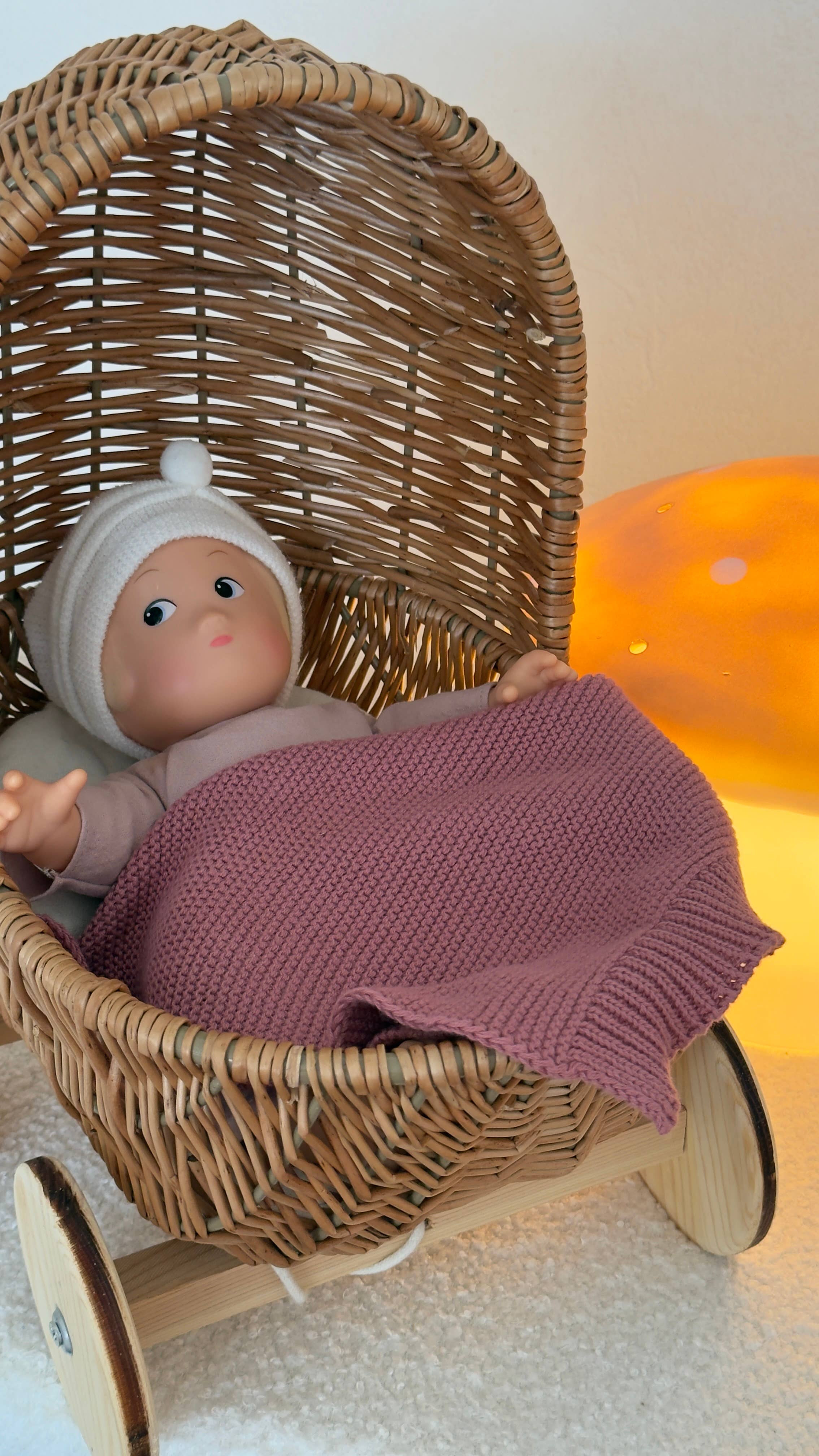 Egmont - Wholesale Doll Stroller - Kids - Small Wicker Pram2