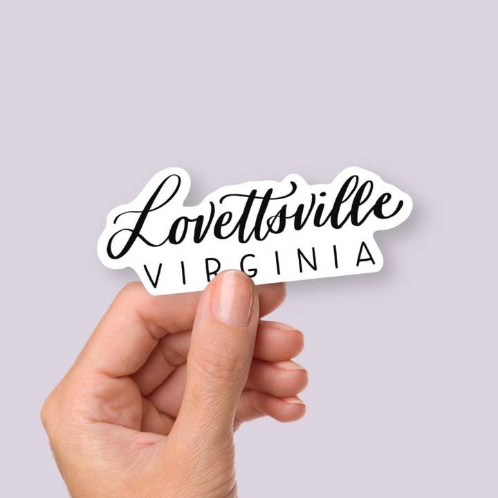 Lovettsville VA Town Stickers | Virginia Sticker for wholesale by Shop Like You Live Here