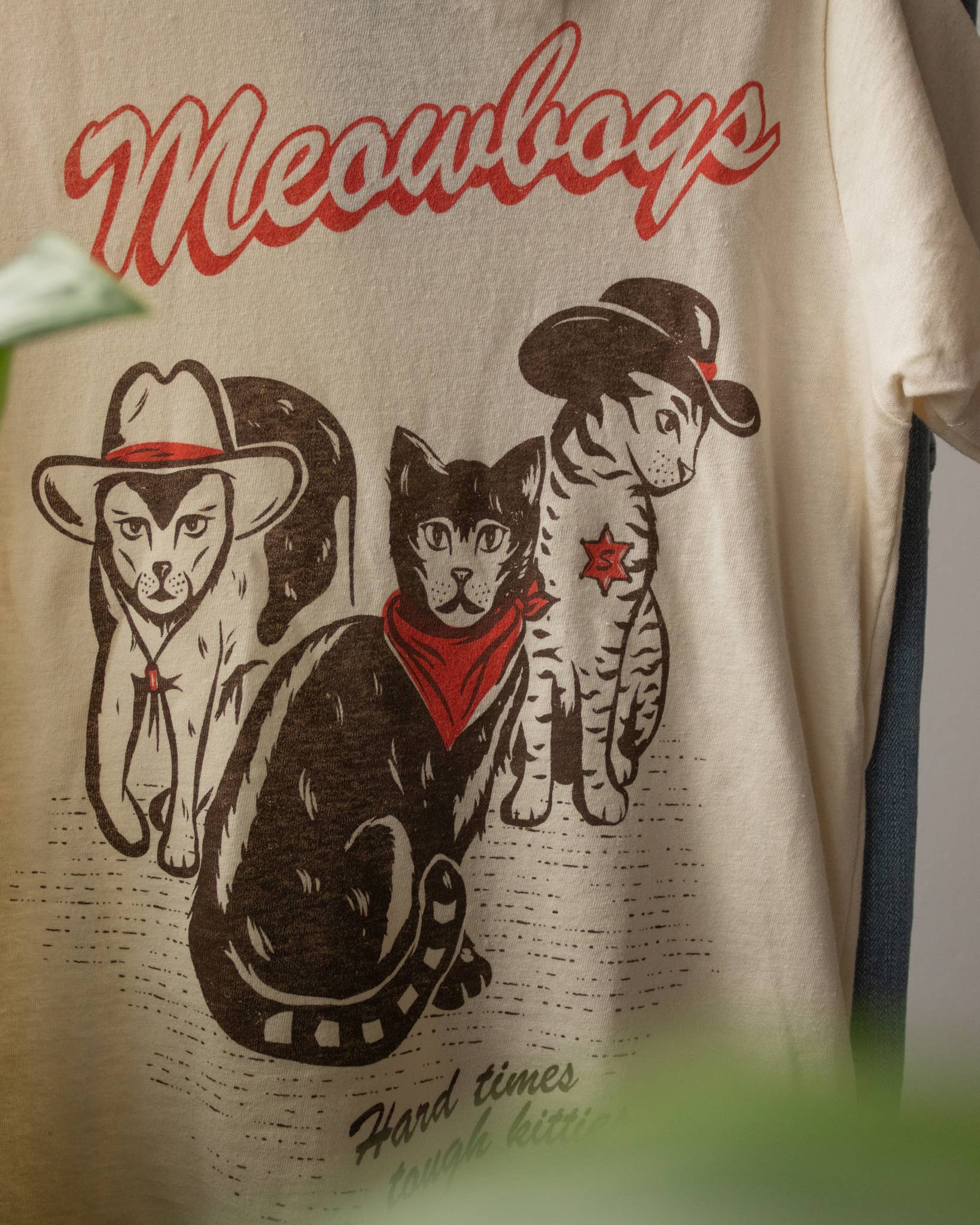 Shop Good - Vente T-shirt sérigraphié – enfant - T-shirt Meowboys Western pour enfants5