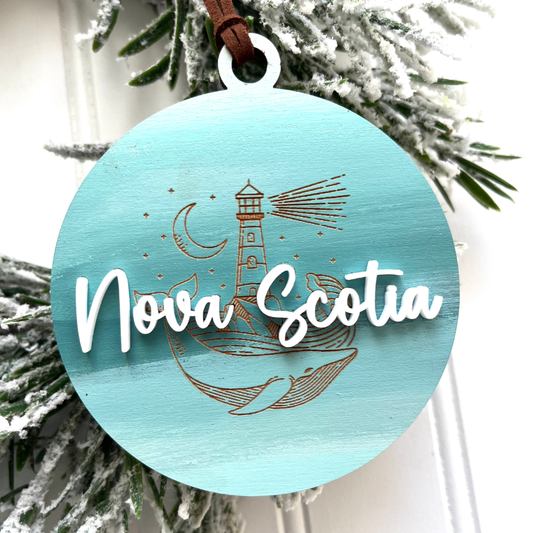 Country Roads Rustic Decor - Wholesale Ornament - Nova Scotia Coastal Ornament 0