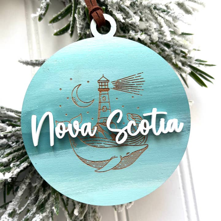 Country Roads Rustic Decor - Wholesale Ornament - Nova Scotia Coastal Ornament