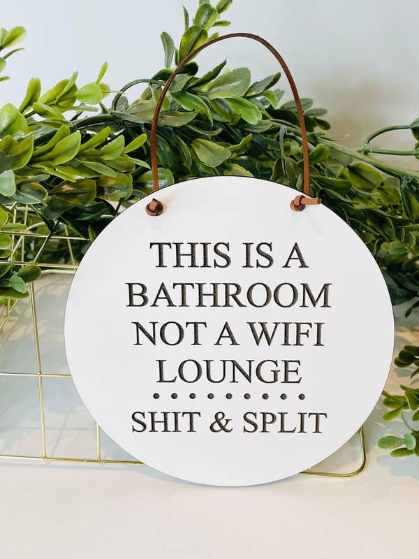 Bathroom - Not Wifi - 6" for wholesale by bluefortytwodesigns