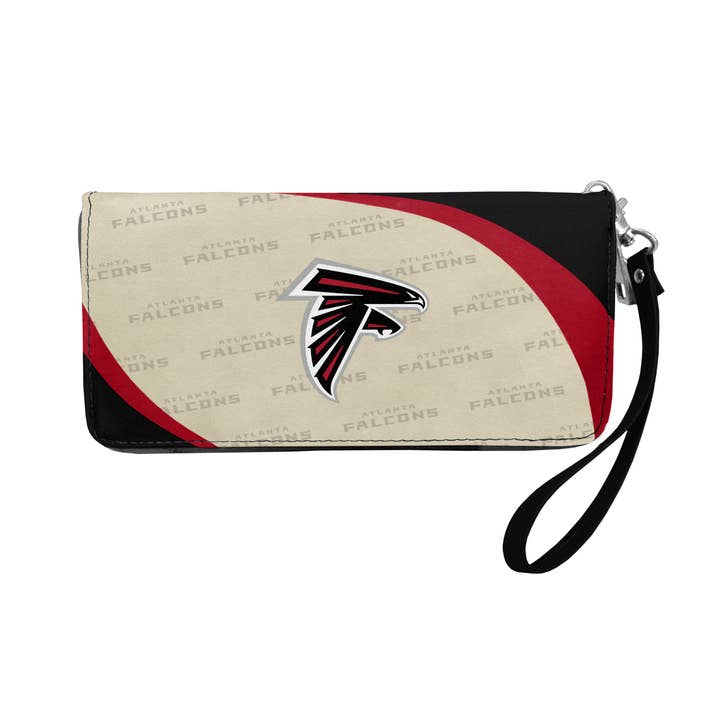 NFL Atlanta Falcons Curve Organizer Zip Wallet for wholesale by Little Earth Productions