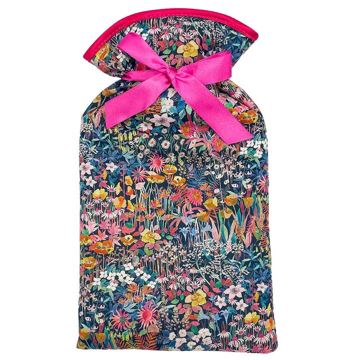 Liberty Hot Water Bottle Faria Flowers | Gifting for wholesale by Alice Caroline