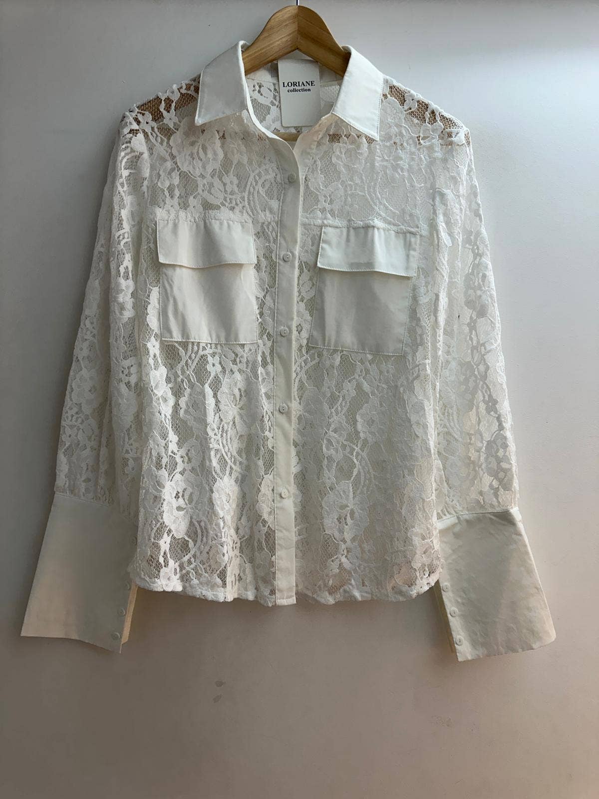 LORIANE – Engroshandel Skjorte med buttondown – til kvinder – Boheme skjorte i one size (36-40) – LORIANE0