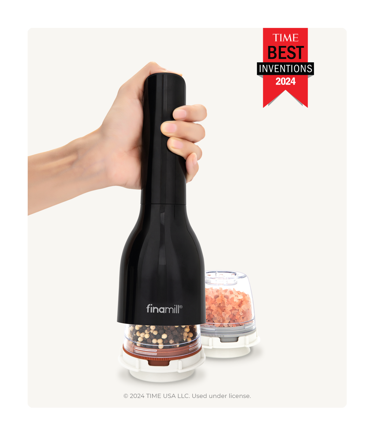 FinaMill - Wholesale Spice Mill - FinaMill Classic Battery - 1 Everyday Pod, 1 Pepper Pod0