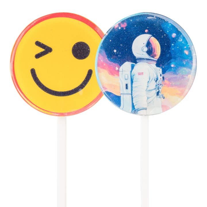 Sparko Sweets – wholesale Lollipop – Custom Lollipops - Round 1.75"