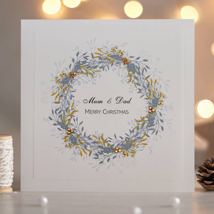 Carte de Noël maman et papa - XMAS 014 pour la vente par Mrs Lovesy