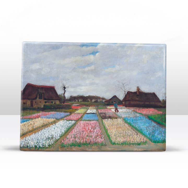 Laqueprint - Vente Affiche d'art - Laqueprint - Parterres de fleurs en Hollande - Vincent van Gogh - 26 x 19,5 cm - LP2023