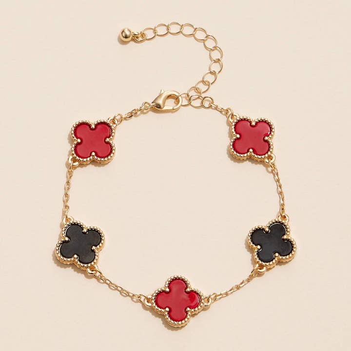Frem - Wholesale Charm/Dangle Bracelet - Flower Charms Basic Bracelet