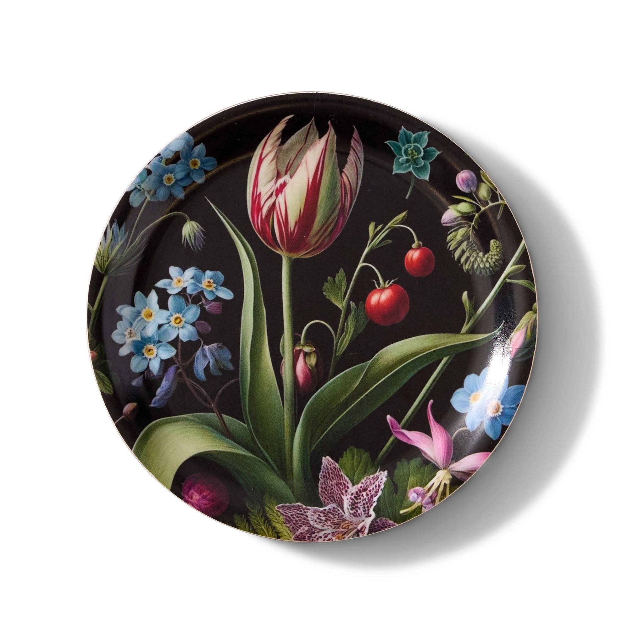 Maure Luxury Gifts - Wholesale Decorative Tray - Forget-Me-Nots Mini Birchwood Tray | Small Wooden Tray0