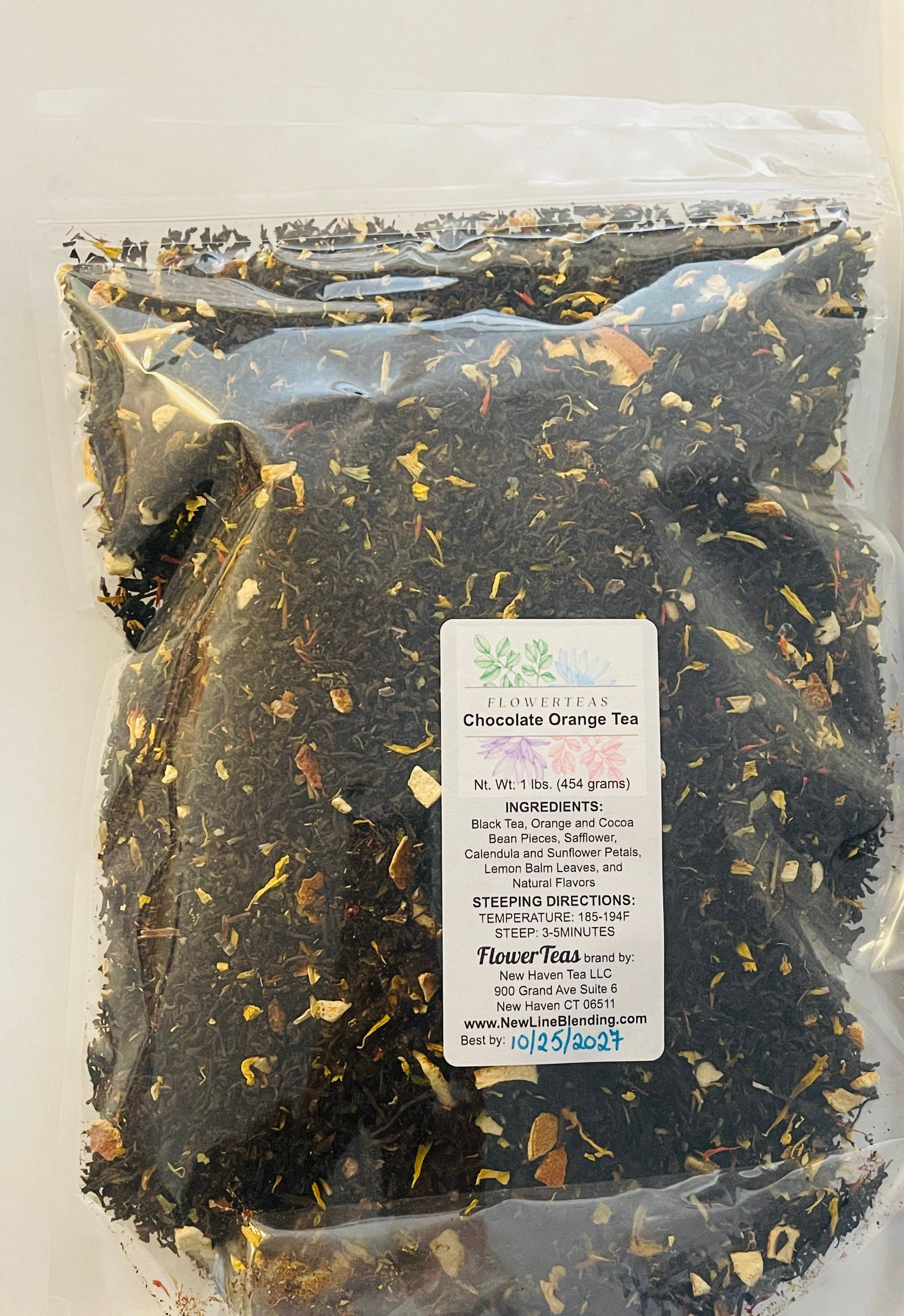 FlowerTeas – Engroshandel Løs te – Løsbladet te i løs vægt 1 lbs Kommerciel brygning Fødevareservice126