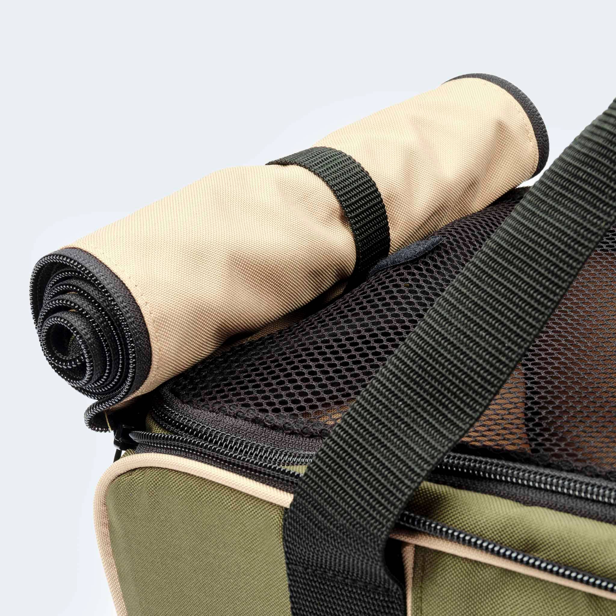 ​​Leopold's Finest for dogs - Wholesale Pet Carrier - Dog - Bicycle bag for dogs olive4