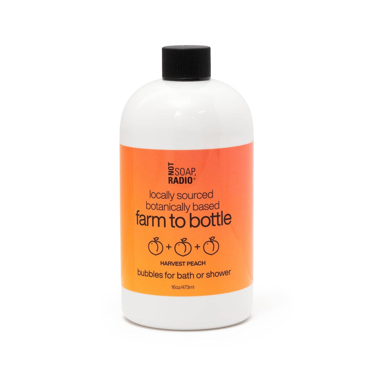 Not Soap, Radio - Wholesale Body Wash/Shower Gel - harvest peach <b>bath/shower gel</b>1